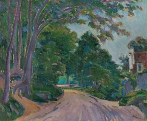 Jan Rubczak, DROGA POD LASEM, OK. 1927