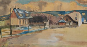 Rafał Malczewski, WIDOK NA GUBAŁÓWKĘ, 1923-1929