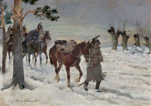 Jerzy Kossak, ODWRÓT SPOD MOSKWY, 1934