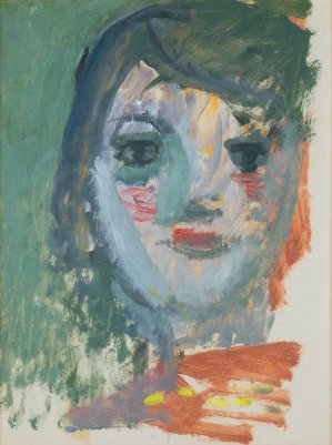 Artur Nacht-Samborski, GŁOWA DZIEWCZYNY ZIELONO-CZERWONA