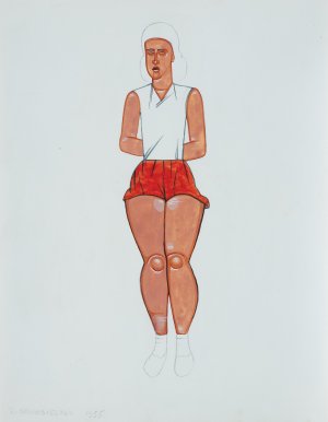 Jerzy Nowosielski, GIMNASTYCZKA, 1955