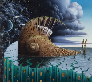 Jacek Yerka, OCEAN KSIĘŻYCOWY, 1997