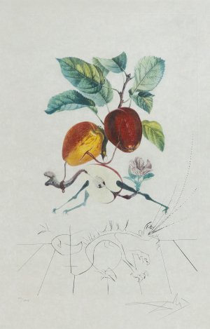 Salvador Dali, SMOCZE JABŁKO, 1969/70