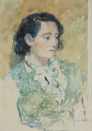Leonard Pękalski, PORTRET MŁODEJ KOBIETY, 1934