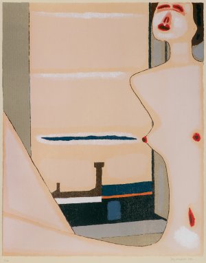 Jerzy Nowosielski, AKT SIEDZĄCY, 1999