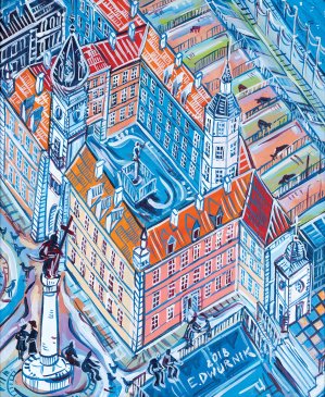 Edward Dwurnik, PLAC ZAMKOWY, 2018