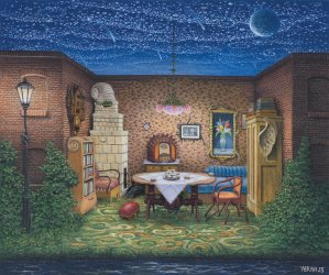 Jacek Yerka, NOCNY ZAKĄTEK, 2025