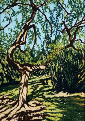 Jacek Barszcz, DRZEWO W PARKU W WILANOWIE, 2024