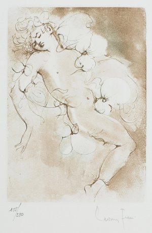 Leonor Fini, AKT MĘSKI PÓŁLEŻĄCY