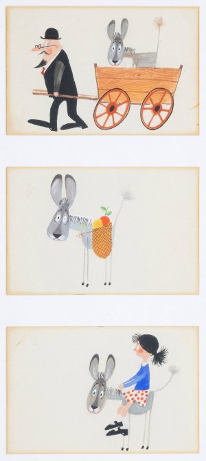 Mirosław Pokora, TRZY ILUSTRACJE DO KSIĄŻKI, 1973