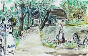 Antoni Uniechowski, W OGRODZIE