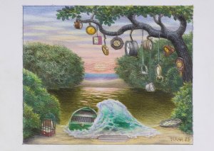 Jacek Yerka, ZŁODZIEJE CZASU, 2025